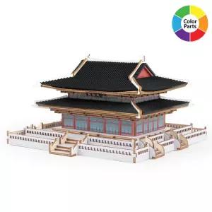 미니 근정전목재모형 조립키트 완구 방학숙제