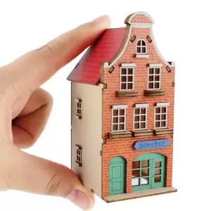 미니 카페드 유럽 도로시목재모형 조립키트 완구 방학숙제