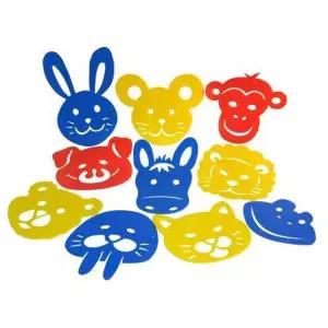 미술놀이 디오메 스텐실 (자이언트 마스크) 물감 유아