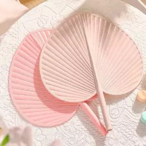 손잡이 잎모양 대형 왕부채 추천제품 두꺼운 플라스틱 신상