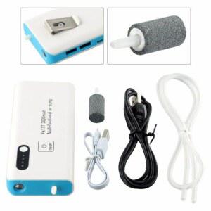 낚시 에어레이터 공기 펌프 배기 조명 펌프 배터리 단코 케이스 속삭임 라이브 클립