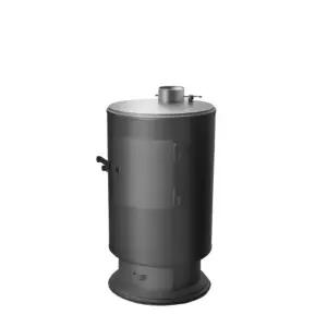 (화로) 원형 화목난로 H-20 (20평형) 야외펠릿 갈탄 장작나무