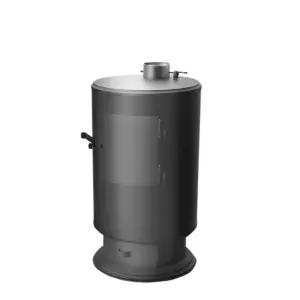 (화로) 원형 화목난로 H-25 (25-30평형) 야외펠릿 갈탄 장작나무