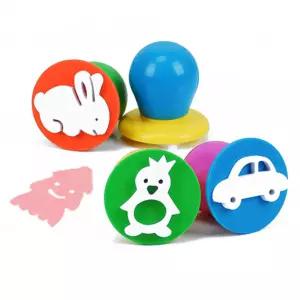 도장놀이 에그 스탬프 4종세트 (혼합) 미술