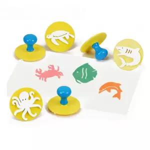 도장놀이 디오메 스탬프 6종세트 (해양생물) 미술