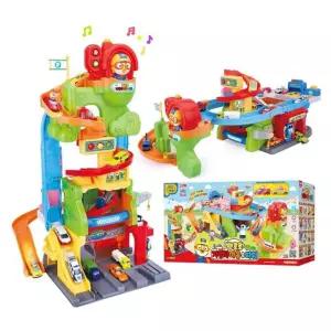 뽀로로 자동차 마을 타워 캐릭터 장난감 아동완구 완구