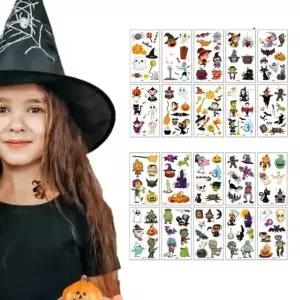 할로윈 타투 스티커 10시트 묶음 문신 마녀 캐릭터