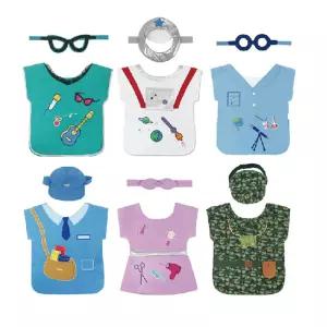 역할놀이 직업옷과 모자 6종 (군인포함) 닥터 교구 학습완구