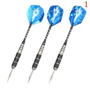 풀메탈 다트 세트, 안전 비디오 게임 실내 소프트 스틸 한 팩에 3 개, 낙하 방지 바늘, 22g