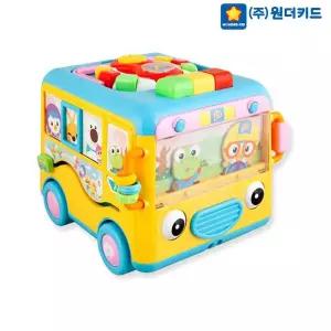 원더키드 뽀로로 멜로디 큐브버스 장난감 자동차 완구