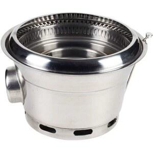 숯불화로 업소용숯불그릴 하향식 원형 바베큐스토브 숯불그릴 로스타 상업용 화로 훈제