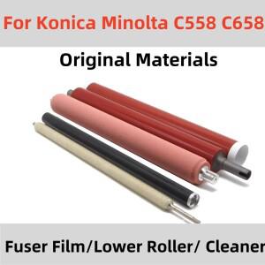 원래 재료 퓨저 고정 필름 코니카 미놀타 Bizhub C658 브러시 용 저압 롤러 스폰지