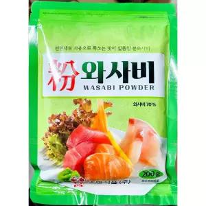 와사비분말 ( 200g) X40가루 와분 고추냉이 파우더 향신료
