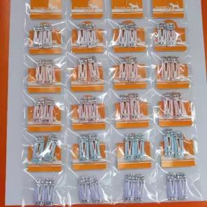 코코아허니 A01F4 스톤 방수 사각핀 1판 20개입강아지핀 강아지핀 머리핀 머리삔 악세서리 헤어핀 애견 애