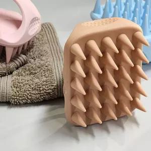 세안헤어브러쉬 통 실리콘 샴푸 핸들 파츠 두피마사지 윤기나는머리 인생템 각질제거 탈모예방 볼륨감 방지