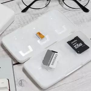 고정메모리케이스 SD 카드 보관함 사진 수납 투명 카메라용품 용품