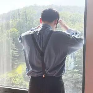 유니크패션멜빵 컬러 성인용 회색남자 멜빵끈 여자 바지 센스있는코디 웨딩촬영소품 바지스타일 캐주얼바지