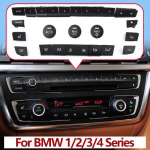 대시보드 에어컨 환기 조절 CD 플레이어 제어 AC 단추 수리 키트, BMW F20 F21 F22 F30 F35 F34 F36 용