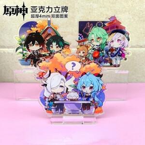 MiHoYo Impact Lantern Rite 다인 모임 Hd 아크릴 그림 스탠드 모델 플레이트 데스크 장식 스탠딩 컬렉션