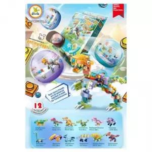 캡슐 블럭 공룡티라노 (12개 1세트)