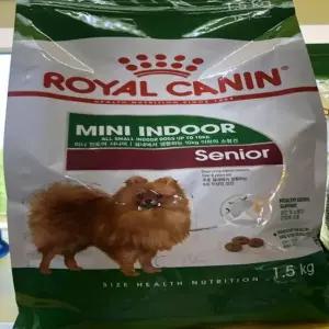 로얄캐닌 미니인도어 시니어 강아지 반려견사료 1.5kg