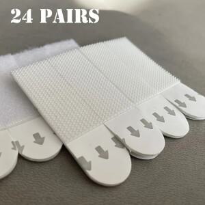 1224pairs 사진 프레임 고정 패드 이동식 접착 스트립 그림 매달려 축제 장식 테이프에 대한 벽에 손상 없