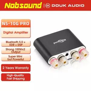 Nobsound NS-10G PRO Hi-Fi 디지털 앰프 미니 스테레오 DSP Bluetooth 5.0 수신기 홈 오디오 데스크탑 전력