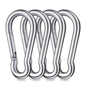 304 STAINLESS ST SPRING SNAP HOOK LE PET HE RING 300 CHAIN LBS OUTDOOR SAFETY DUTY HOIST KEY ROP BU