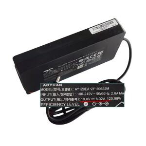 노트북 전원 공급 장치용  AOYUAN AY120EA-ZF190632M 19V 6.32A 120.08W 120W AC 어댑터 충전기 5.5x2.5mm