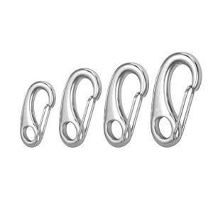316 STAINLESS ST MULTIFU IONAL EGG MARINE QUI CARABINER SHAPE HOOK HOOKS LEASE CAM SPRING HIKING BELT SNAP