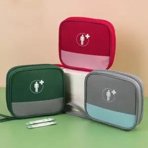 간편 휴대용 여행 캠핑 필요 구급   미니 파우치 구급함 약통 구급약통 구급상자