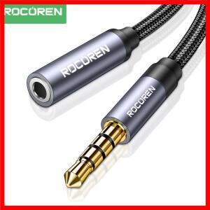 Rocoren AUX 케이블 3.5mm 잭 남성-여성 오디오 확장 스피커 변환기 전화 헤드폰 노트북 태블릿 어댑터