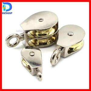 신제품 36MM 아연 합금 스위블 고정 풀리 시브 리프트 호이스트 로프, 걸이형 싱글