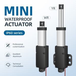 미니 텔레스코픽 선형 액추에이터 소형 마이크로 6V/12V/24VDC 전기 왕복 리프팅 선형 액추에이터 스트로크