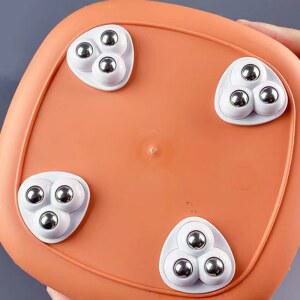 자기 접착식 페이스트 범용 자유 주방 회전 바퀴 무소음 소형 바닥 쓰레기통 가전용 360도