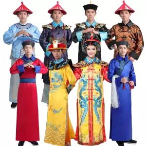 시대극 왕 황제 중국 촬영룩 촬영의상 청나라 코스튬 복장 사극 연극 세트