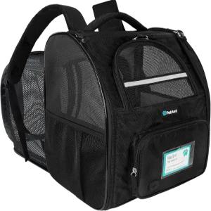 펫아미 반려견 고양이 백팩 캐리어 여행 하이킹용 확장형 반려동물 소형견 강아지 대형 휴대 항공사 승인