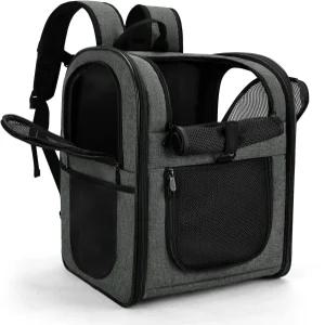 4-18파운드 고양이와 개 강아지 안전 기능 및 쿠션 등받이 지원을 위한 아폴로 워커 반려동물 캐리어 백팩