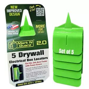 버디 도구 마크 N 가드 5개 세트 - 마감용 건식 벽체 배출구 마커 시트록 설치 중 전선 보호 전기 콘센트