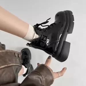 여사친 빈티지 MN 워커힐 통굽 워커 봄가을 키높이 슬림핏 앵클부츠 인기3