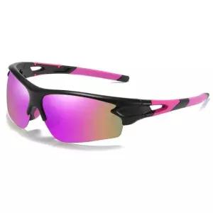 자전거 고글 스포츠 라이딩 편광 변색 선글라스 퍼플