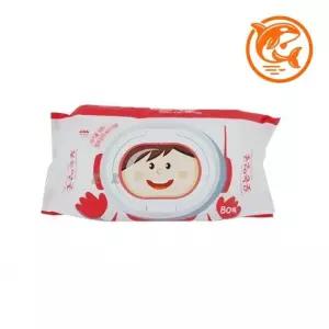 아기 피부 안전 물티슈 캡형 80매 촉촉 클렌징 티슈 유아 필수품