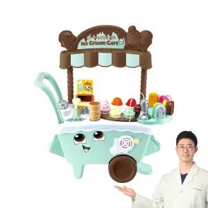 립프로그 아이스크림 카트 디럭스 두돌 돌 아기 역할놀이 장난감 선물 민트초코