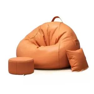 대형 바닥 1인 휴식의자 거실 방수 가죽 침실 빈백 안락의자