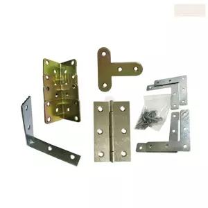 DIY 목공 용 문 경첩 힌지 직각 모서리 장석 T자 보강 브라켓 평철