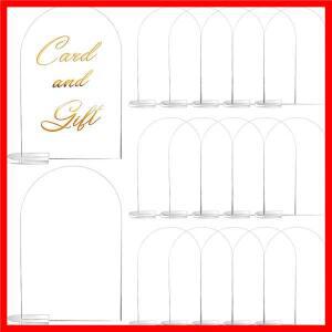 5/10pcs 투명 아크릴 로그인 스탠드 빈 이름 표지판과 명확한 아치 웨딩 파티 테이블 번호 홀더 플레이트