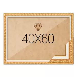 보석십자수액자 40x60 고급형 매트골드