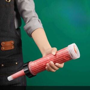 소세지 기계 수제햄 다짐육 충진기 수직 자동 싱글 업소용 레귤 민찌기