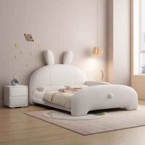 공주 침대 초등생 침대 1협탁 인테리어 침실 1200x1900 베드 저상형