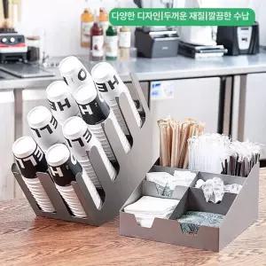 비닐디스펜서 카페 포장 봉지 봉투 정리 업소용